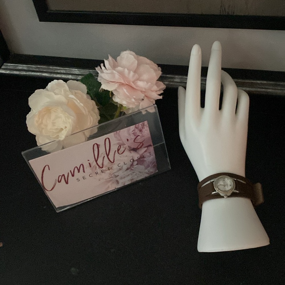 Chico's Silver and Brown Women's Watch